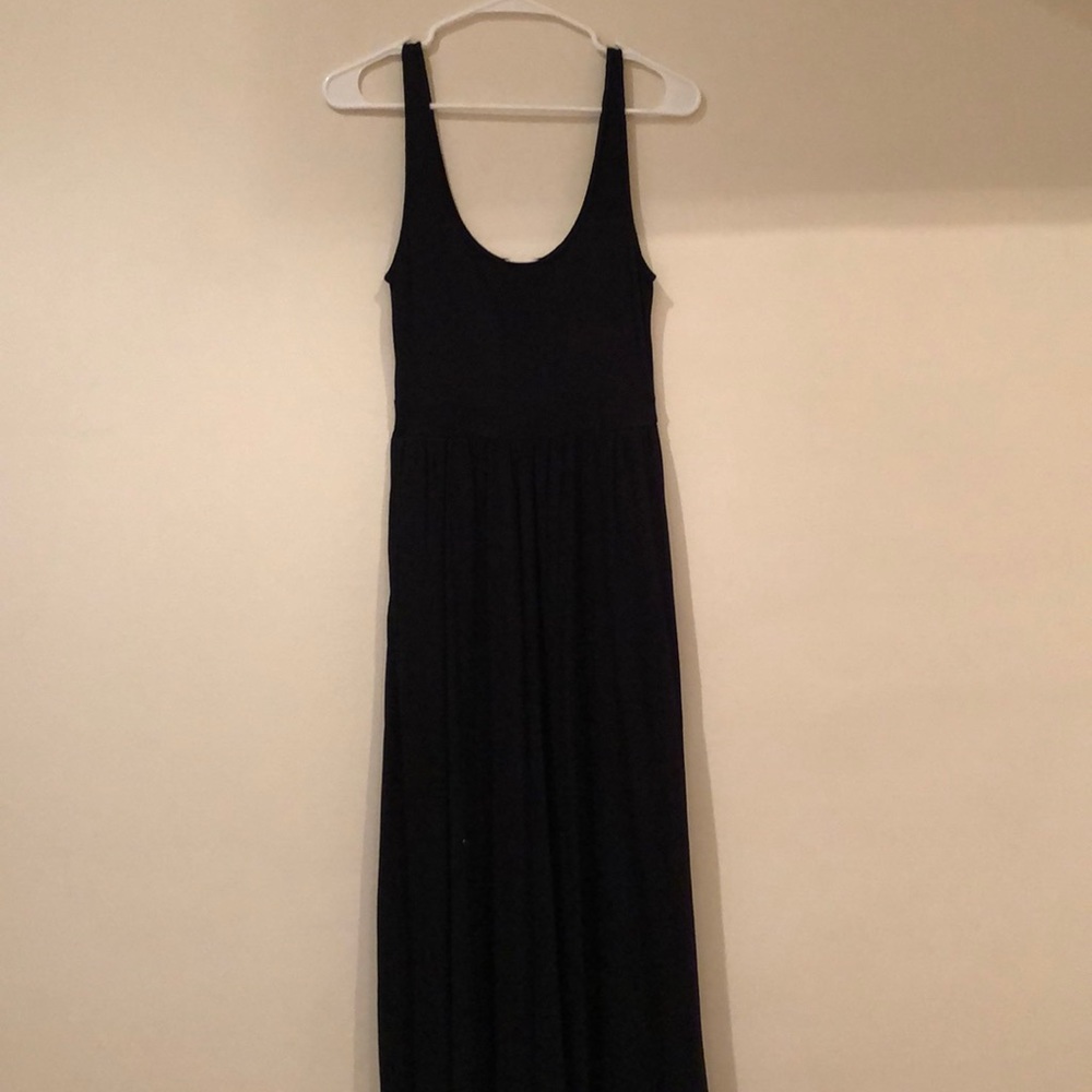 Aritzia maxi black dress
